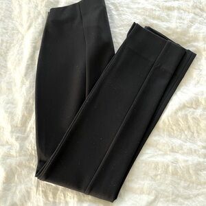 Vince Designer Women’s Tapered Leg Pants Black Small Elastic Waist RN#106730